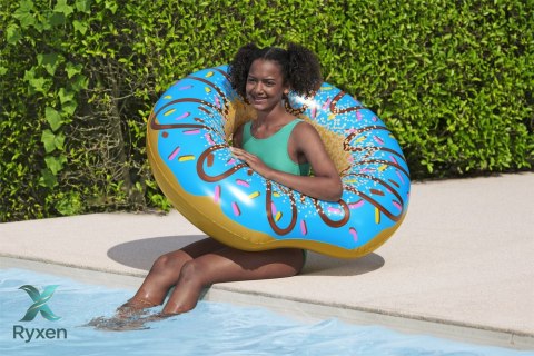 Koło Do Pływania Donut Pączek Niebieski 107 cm Bestway 36118 BESTWAY