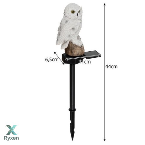 Lampa ogrodowa solarna - sowa Gardlov 23847 GARDLOV