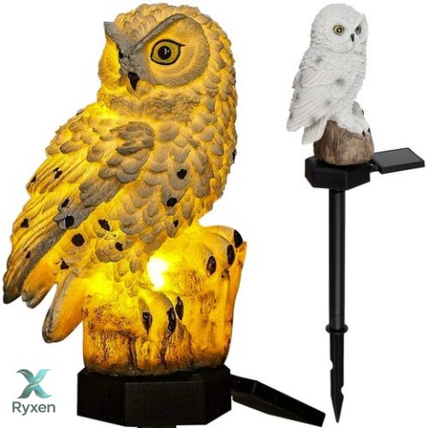 Lampa ogrodowa solarna - sowa Gardlov 23847 GARDLOV