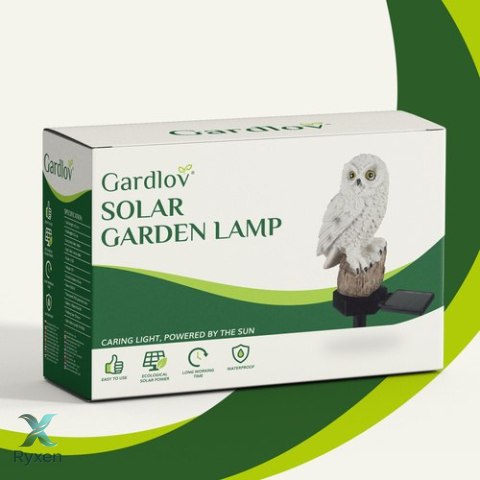 Lampa ogrodowa solarna - sowa Gardlov 23847 GARDLOV