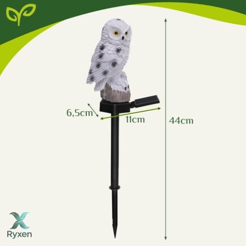 Lampa ogrodowa solarna - sowa Gardlov 23847 GARDLOV