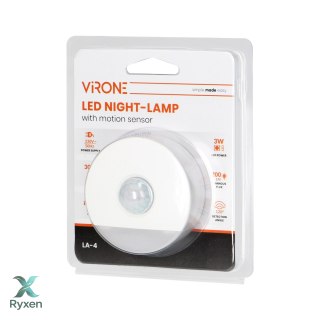 Lampka nocna LED z czujnikiem ruchu, z funkcją korytarzową 0,2W/3W, 200lm Orno