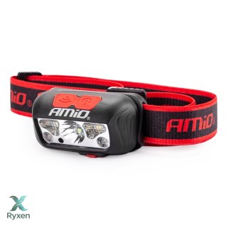 Latarka czołowa led lampa warsztatowa lh03 amio-02825 AMiO