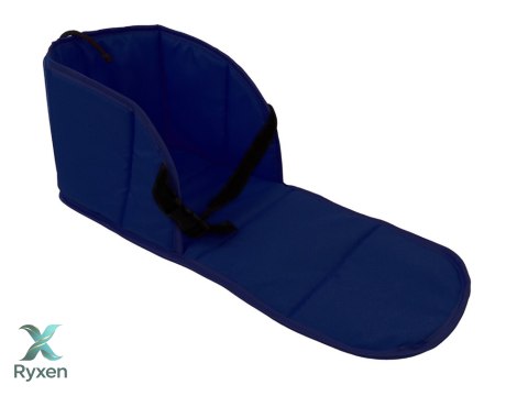 Materac Do Sanek Miękki Trzy Zapięcia Granatowy LEAN TOYS