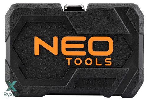 Nasadki udarowe 1/2", 10-24 mm, zestaw 10 szt., CrMo NEO TOOLS