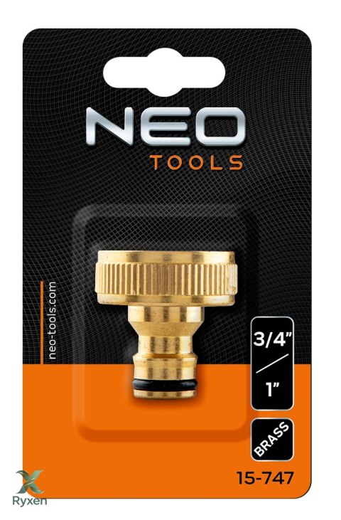 Przyłacze do kranu 3/4"- 1", mosiężne NEO TOOLS