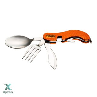 Scyzoryk biwakowy, pomarańczowy NEO TOOLS