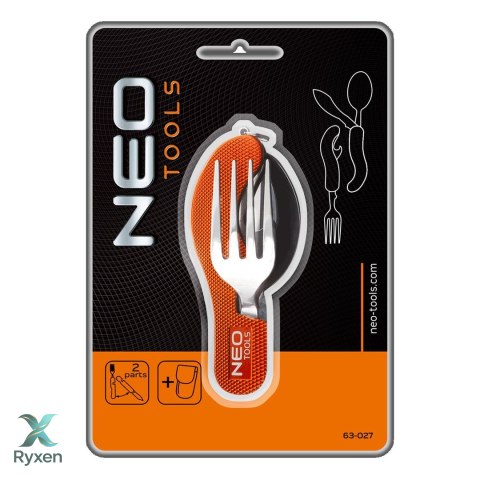 Scyzoryk biwakowy, pomarańczowy NEO TOOLS