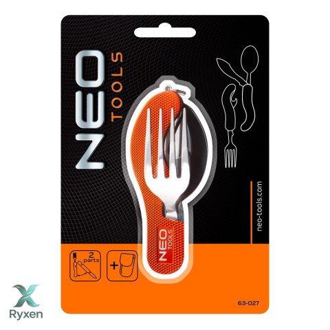 Scyzoryk biwakowy, pomarańczowy NEO TOOLS
