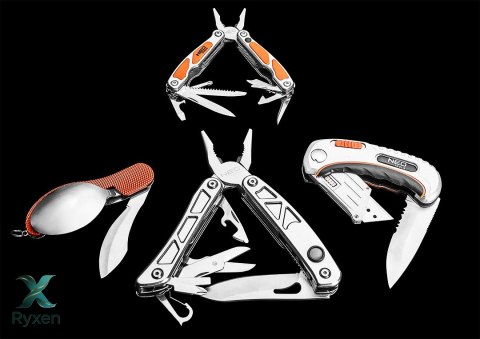 Scyzoryk biwakowy, pomarańczowy NEO TOOLS