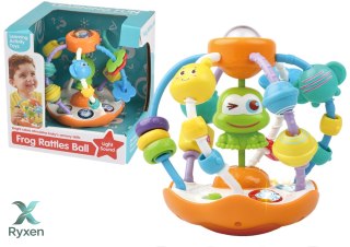Zabawka Interaktywna Kula Żaba Światło Muzyka LEAN TOYS