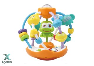 Zabawka Interaktywna Kula Żaba Światło Muzyka LEAN TOYS