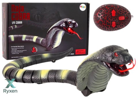 Zdalnie Sterowany Wąż Kobra Na Pilota 44 cm Długości LEAN TOYS