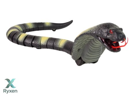 Zdalnie Sterowany Wąż Kobra Na Pilota 44 cm Długości LEAN TOYS