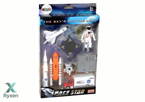 Zestaw Figurek Kosmos Statek Kosmiczny 8 Elementów LEAN TOYS