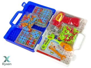 Zestaw Puzzli 3D DIY Wkrętarka Teczka LEAN TOYS