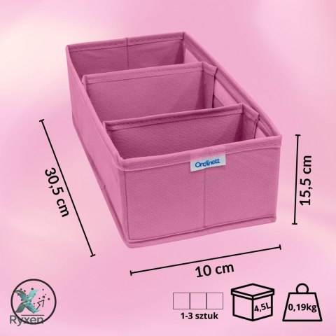 BLOSSOM duży organizer do szufaldy 30,5x15,5x10cm Kamai Ordinett