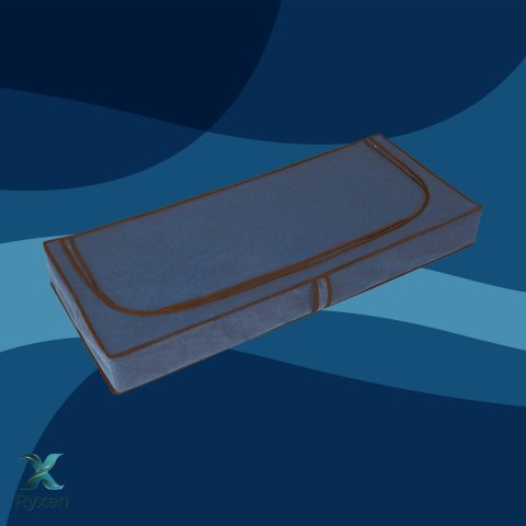 BLUE niebieski organizer do szafy na suwak 120x50x15cm Kamai Ordinett