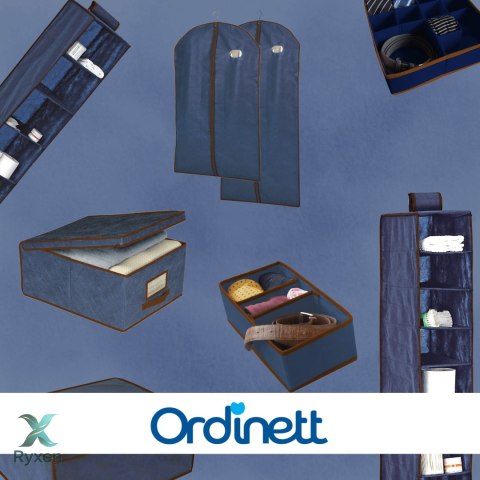 BLUE niebieski organizer do szuflady 11 przegród 30,5x30,5x10cm Kamai Ordinett