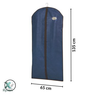 BLUE niebieski organizer na płaszcz 65x135cm Kamai Ordinett