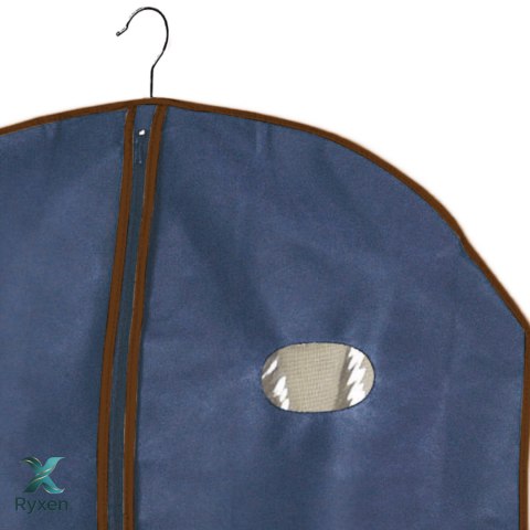 BLUE niebieski organizer na płaszcz 65x135cm Kamai Ordinett