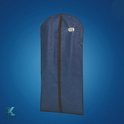 BLUE niebieski organizer na płaszcz 65x135cm Kamai Ordinett