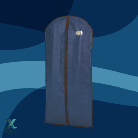 BLUE niebieski organizer na płaszcz 65x135cm Kamai Ordinett