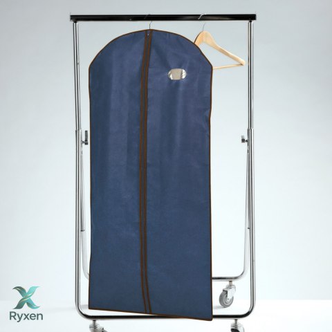 BLUE niebieski organizer na płaszcz 65x135cm Kamai Ordinett