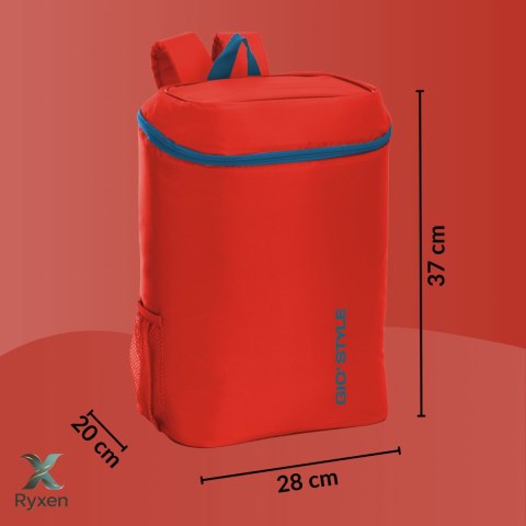 Plecak termiczny Kamai Gio Style, w kolorze czerwonym, pojemność 20L Giostyle