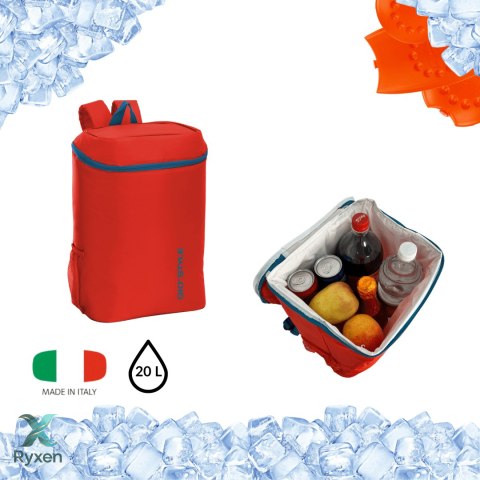 Plecak termiczny Kamai Gio Style, w kolorze czerwonym, pojemność 20L Giostyle