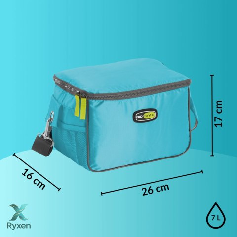 Torba lunchowa Kamai Gio Style na ramię, niebieska, pojemność 7L Giostyle