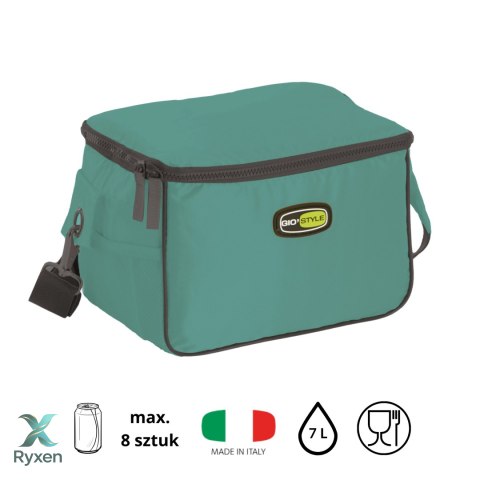 Torba lunchowa Kamai Gio Style na ramię, pastelowa zieleń, pojemność 7L Giostyle