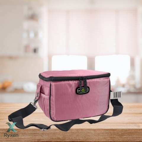 Torba lunchowa Kamai Gio Style na ramię, pastelowy róż, pojemność 7L Giostyle