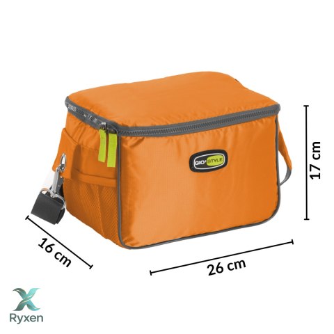 Torba lunchowa Kamai Gio Style na ramię, pomarańczowa, pojemność 7L Giostyle