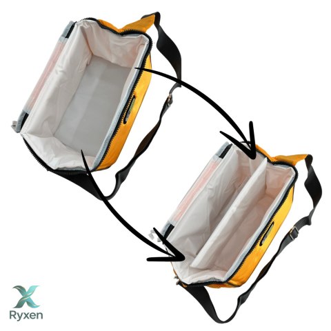 Torba lunchowa Kamai Gio Style na ramię, pomarańczowa, pojemność 7L Giostyle