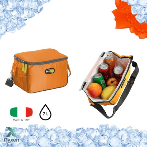 Torba lunchowa Kamai Gio Style na ramię, pomarańczowa, pojemność 7L Giostyle