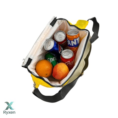 Torba lunchowa Kamai Gio Style na ramię, żółta, pojemność 7L Giostyle