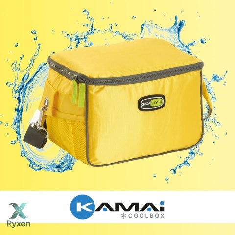 Torba lunchowa Kamai Gio Style na ramię, żółta, pojemność 7L Giostyle