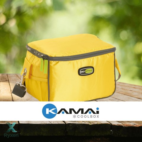 Torba lunchowa Kamai Gio Style na ramię, żółta, pojemność 7L Giostyle