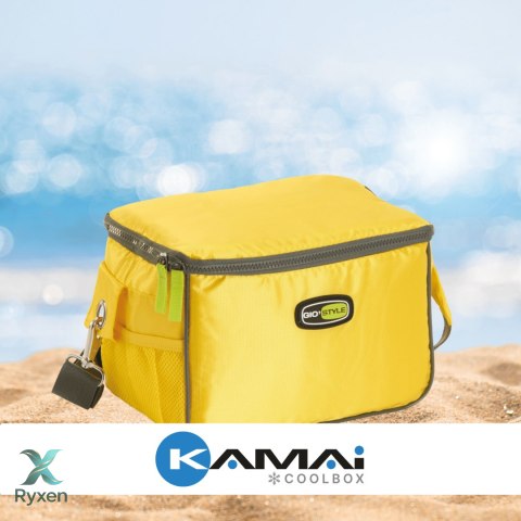 Torba lunchowa Kamai Gio Style na ramię, żółta, pojemność 7L Giostyle