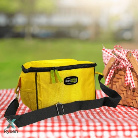 Torba lunchowa Kamai Gio Style na ramię, żółta, pojemność 7L Giostyle