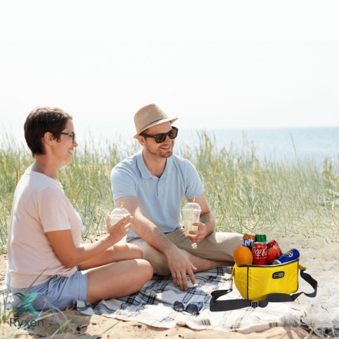 Torba lunchowa Kamai Gio Style na ramię, żółta, pojemność 7L Giostyle