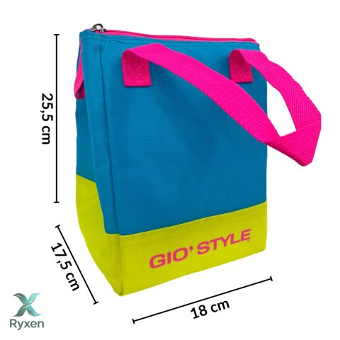 Torba lunchowa Kamai Gio Style, w kolorze błękitnym, pojemność 5L Giostyle