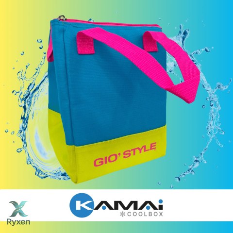 Torba lunchowa Kamai Gio Style, w kolorze błękitnym, pojemność 5L Giostyle