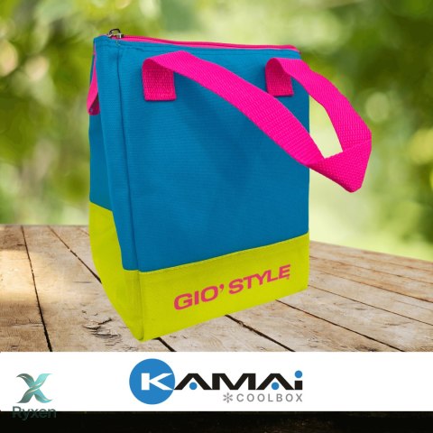 Torba lunchowa Kamai Gio Style, w kolorze błękitnym, pojemność 5L Giostyle