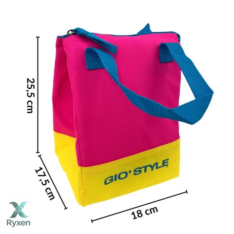Torba lunchowa Kamai Gio Style, w kolorze różowym, pojemność 5L Giostyle