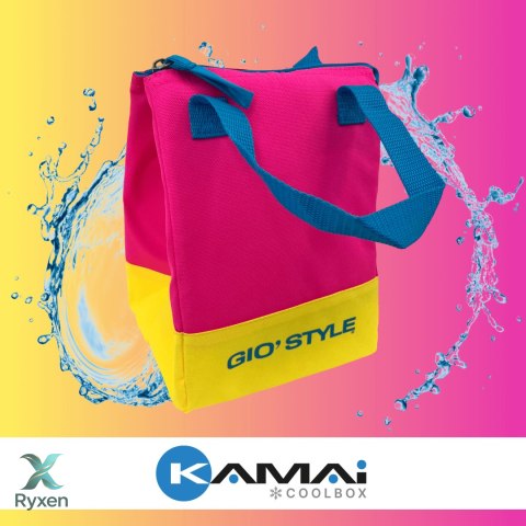 Torba lunchowa Kamai Gio Style, w kolorze różowym, pojemność 5L Giostyle