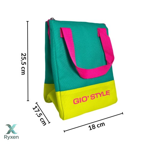 Torba lunchowa Kamai Gio Style, w kolorze seledynowym, pojemność 5L Giostyle