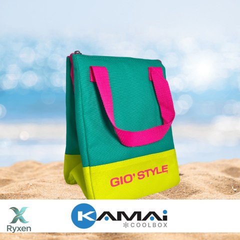Torba lunchowa Kamai Gio Style, w kolorze seledynowym, pojemność 5L Giostyle