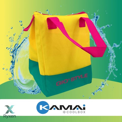 Torba lunchowa Kamai Gio Style, w kolorze żółtym, pojemność 5L Giostyle